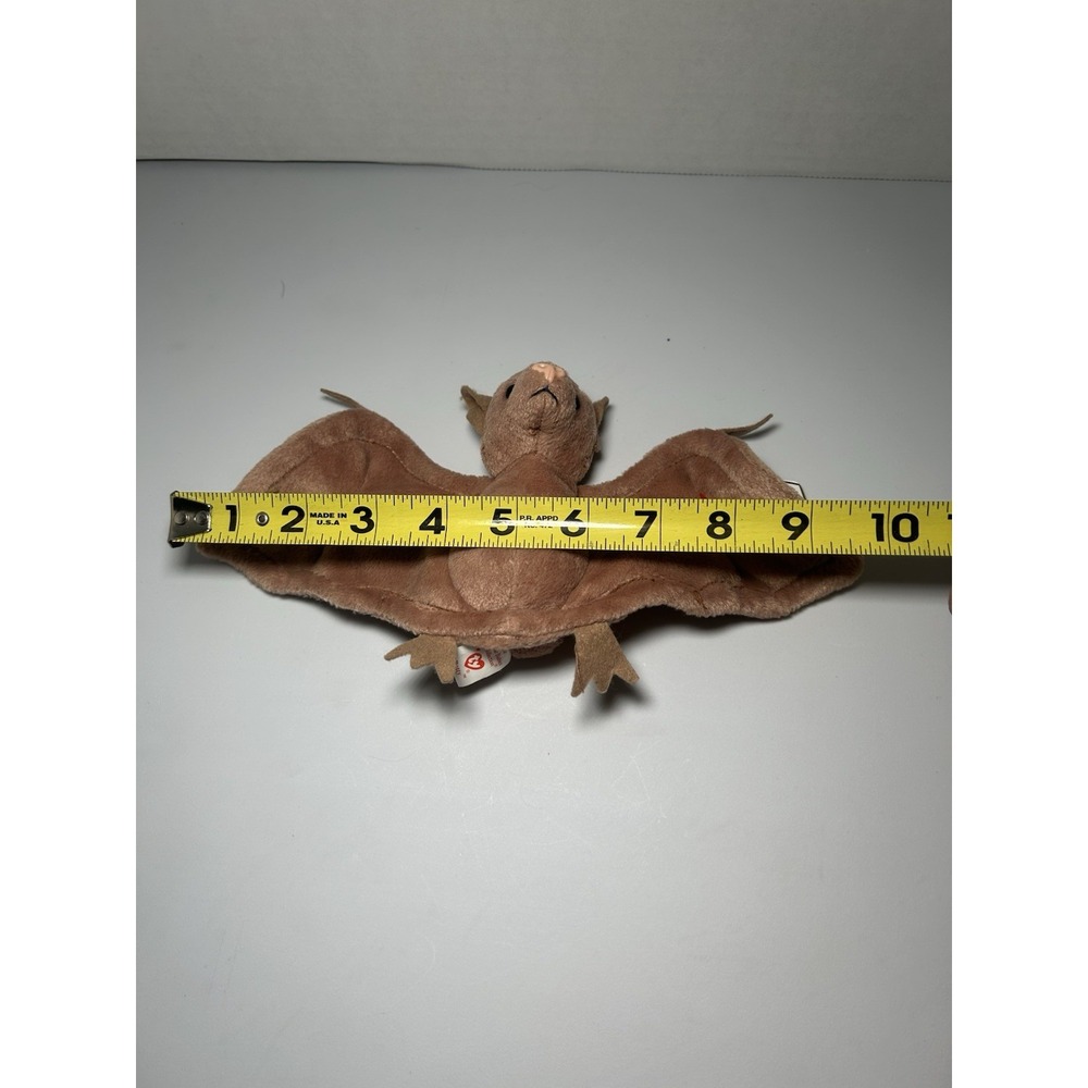 RARE 1996 Ty Beanie Babies "Batty" the Brown Bat with tag - Picture 9 of 10